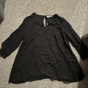 Jack by BB Dakota Black Blouse